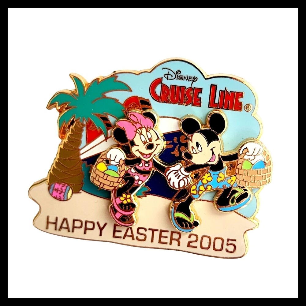 Disney Pin‎ 37592 DCL Easter 2005 Mickey & Minnie LE 1000